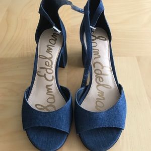 Sam Edelman Denim Dress Sandal